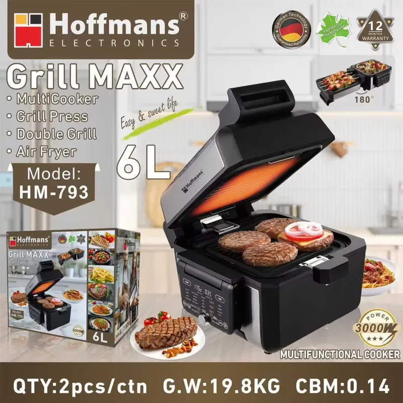 Hoffmans 6L 3000W Cyfrowa Fryt – Air Fryer recenzja i cena