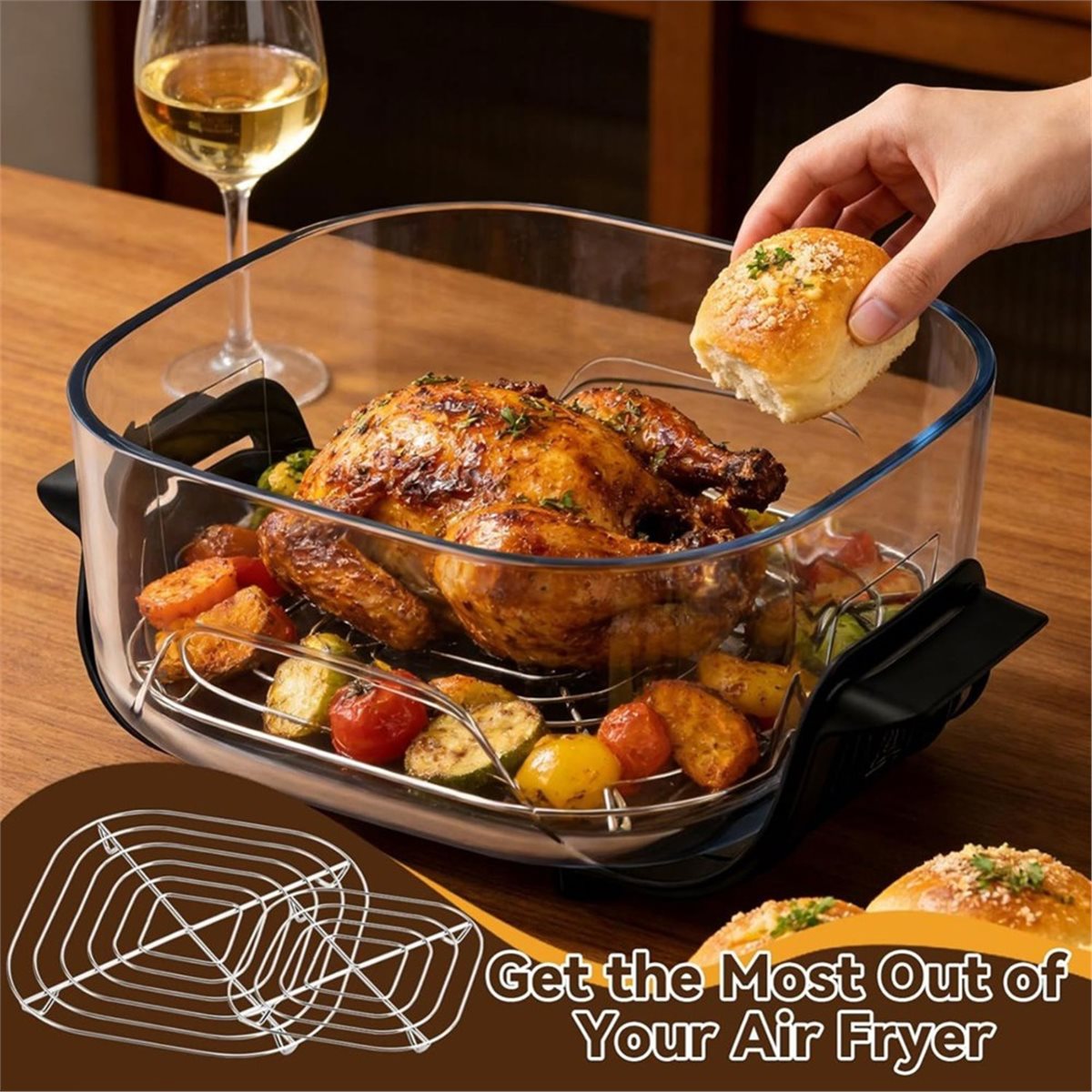 aktualizacja. 3 szt. Stojaki z – Air Fryer recenzja i cena